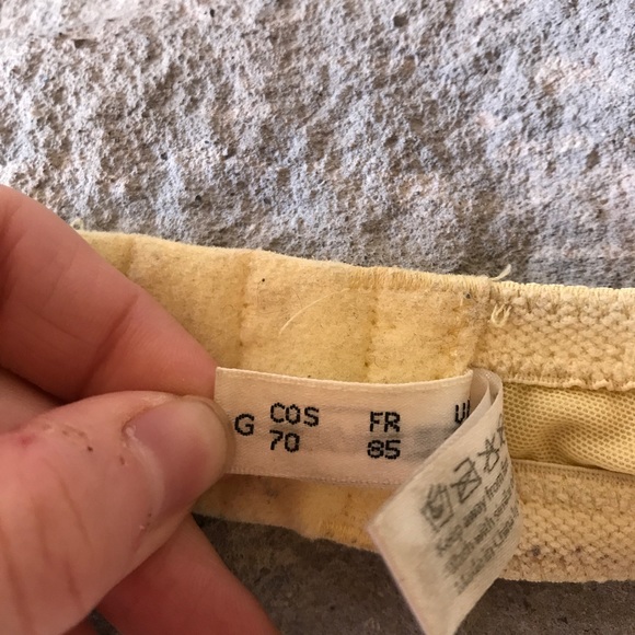 Yellow Lace Patterned Push Up Bra - Picture 5 of 6